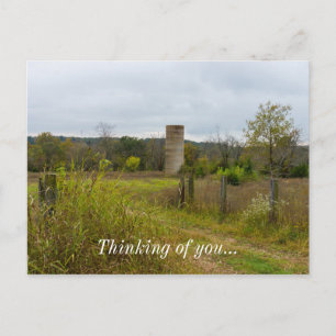 Altes Land Silo Landschaft Postkarte