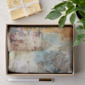 ALTES LANDHAUS AUF EINER HÜGEDEKOUPAGE SEIDENPAPIER (Geschenk)