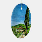 ALTES LANDHAUS IN DER Toskana Keramikornament (Rechts)