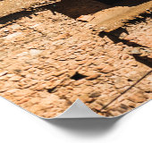 Altes ländliches traditionelles Dorf in Marokko. T Poster (Ecke)