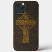 Altes Leather-Druckkreuz Case-Mate iPhone Hülle (Rückseite)