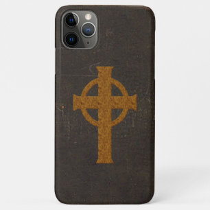 Altes Leder-Druck-Kreuz Case-Mate iPhone Hülle