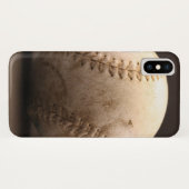 Altes Lederbaseball mit Stitching Case-Mate iPhone Hülle (Rückseite (Horizontal))
