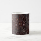 Altes Lederbuch Kaffeetasse (Mittel)