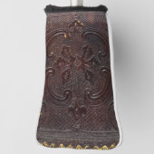 Altes Ledernes Buch des Falln Golf Headcover (Rotieren 90)
