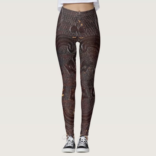 Altes Ledernes Buch des Falln Leggings (Vorderseite)