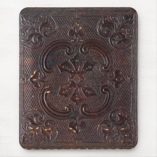 Altes Ledernes Buch des Falln Mousepad (Vorne)