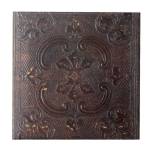 Altes ledernes Buch Falln Fliese