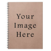 Altes ledernes Pergamentpapier Vintages Notizblock (Vorderseite)