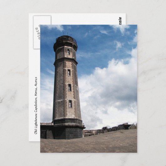 Altes Leuchtturm Postkarte (Vorne/Hinten)