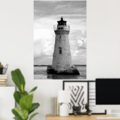 altes Leuchtturmposter Poster (Heimbüro)