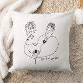 Altes Liebe Ehepaar liebt Wohngestaltung Kissen (Decke)