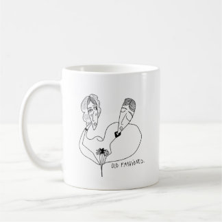 Altes Liebe-Paar liebt Kaffee-Tee Kaffeetasse