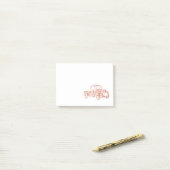 Altes Lieferwagen LKW Blume Muster Post-it Klebezettel (Auf Schreibtisch)