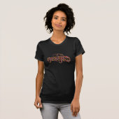 Altes Lieferwagen LKW Blume Muster T-Shirt (Vorne ganz)