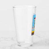 Altes Lissaboner Haus mit Katzen und gelber Straße Glas (Rechts)