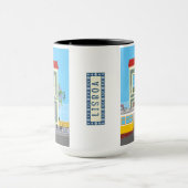 Altes Lissaboner Haus mit Katzen und gelber Straße Tasse (Zentrum)