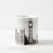 Altes London, schwarz und weiß. Kaffeetasse (Mittel)