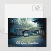 Altes Lyme, Postkarte Connecticut (Vorne/Hinten)