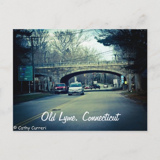 Altes Lyme, Postkarte Connecticut (Vorderseite)