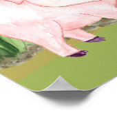 Altes MacDonald's E-I-E-I-E-I-I-O Farm Monogram Poster (Ecke)