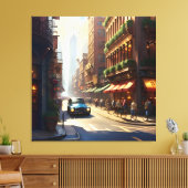 Altes Manhattan Landschaft Eins Leinwanddruck (Insitu (Wohnzimmer))