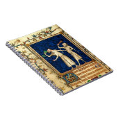 Altes Manuskript-Abdeckungs-Notizbuch Notizblock (Rechte Seite)