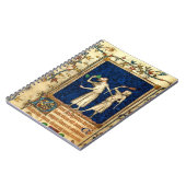 Altes Manuskript-Abdeckungs-Notizbuch Notizblock (Linke Seite)