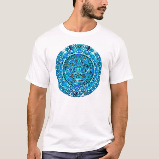 Altes Maya Aztec Symbol - Ende der Welt ?! T-Shirt (Vorderseite)