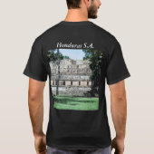 Altes Maya Ruins Copan Foto entworfen T-Shirt (Rückseite)