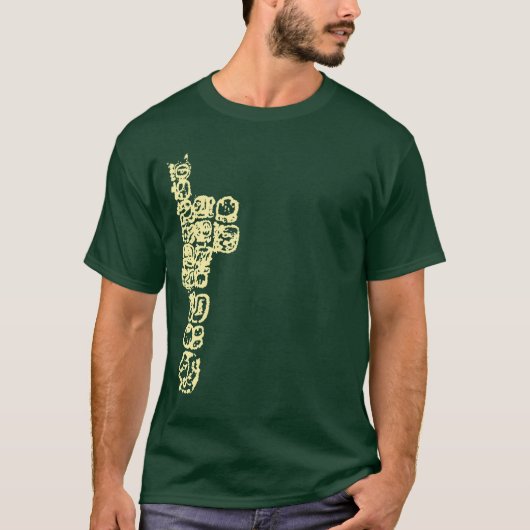 Altes Mayahieroglyphen-Shirt T-Shirt (Vorderseite)