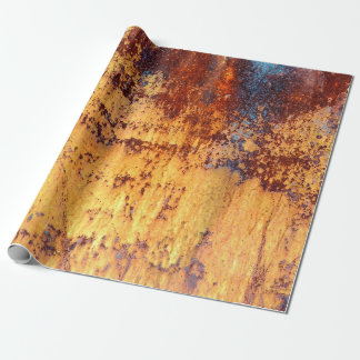 Altes Metall Rosthintergrund und Struktur, Metall Geschenkpapier