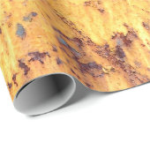 Altes Metall Rosthintergrund und Struktur, Metall Geschenkpapier (Rolleneckpunkt)