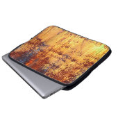 Altes Metall Rosthintergrund und Struktur, Metall Laptopschutzhülle (Vorne Knopf)