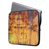 Altes Metall Rosthintergrund und Struktur, Metall Laptopschutzhülle (Vorderseite Links)