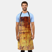 Altes Metall Rosthintergrund und Struktur, Metall Schürze (Getragen)