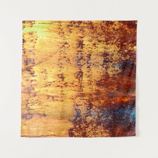 Altes Metall Rosthintergrund und Struktur, Metall Wandteppich (Vorderseite (Horizontal))