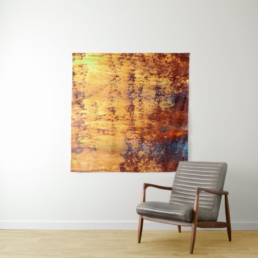 Altes Metall Rosthintergrund und Struktur, Metall Wandteppich (Beispiel (Horizontal))