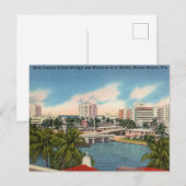 Altes Miami Beach, Florida Postkarte (Vorne/Hinten)