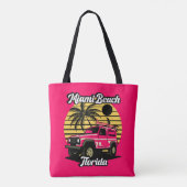 Altes Miami Beach Florida Tasche (Rückseite)
