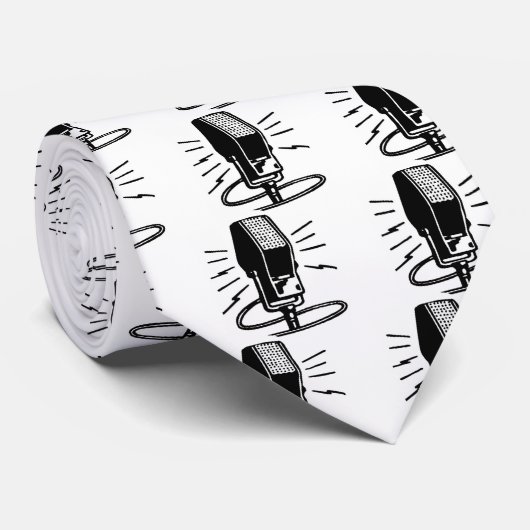 Altes Mikrofon Krawatte (Gerollt)