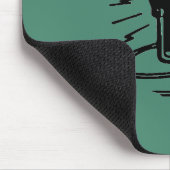 Altes Mikrofon Mousepad (Ecke)