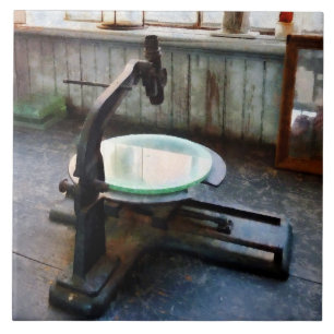 Altes Mikroskop Fliese