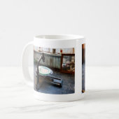 Altes Mikroskop Kaffeetasse (Vorderseite Links)