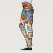 Altes Minoan Kreta Fresko Leggings (Links)