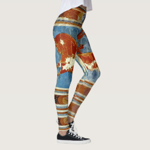 Altes Minoan Kreta Fresko Leggings