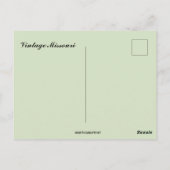 Altes Missouri Postkarte (Rückseite)