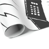 Altes Mobiltelefon Geschenkpapier (Rolleneckpunkt)