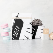 Altes Mobiltelefon Geschenkpapier