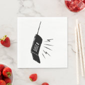 Altes Mobiltelefon Napkins Serviette (Beispiel)